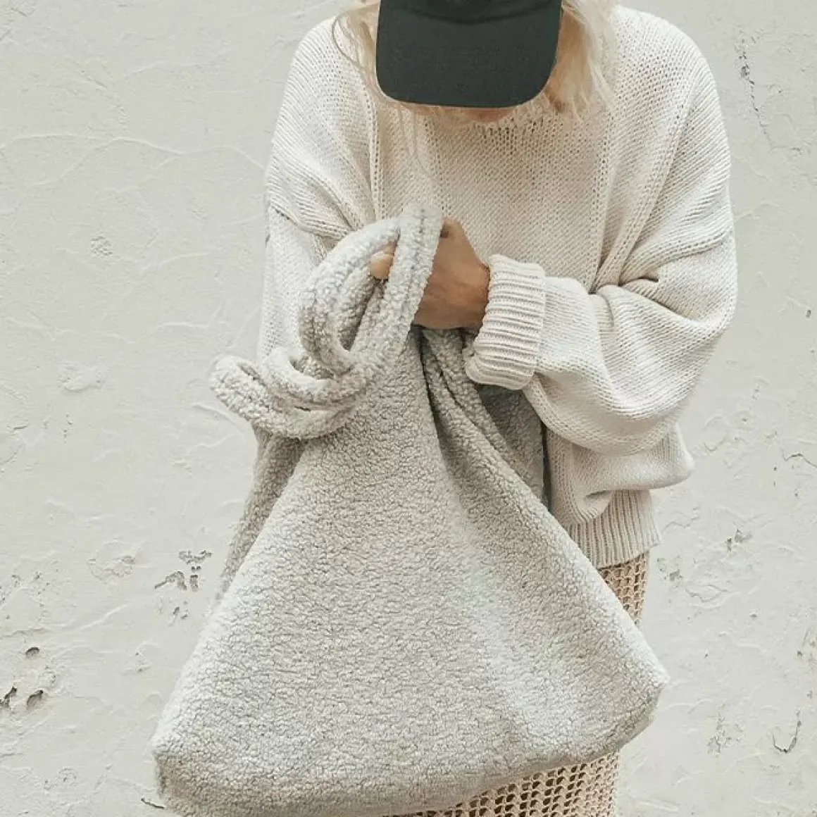 Studio Noos Mom Bag Teddy Light Grey