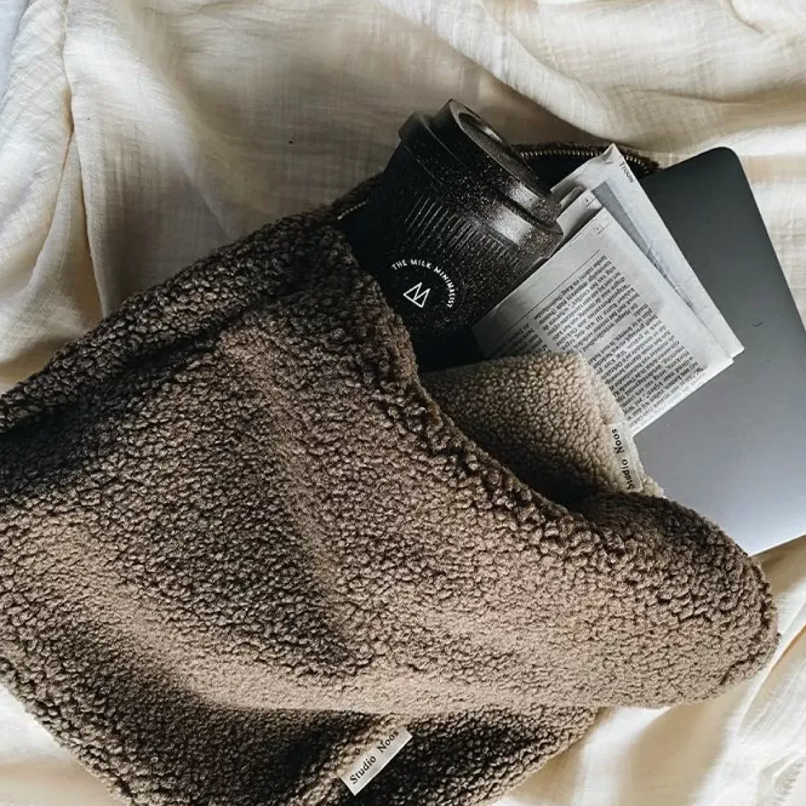 Studio Noos Rugzak Midi Teddy Brown