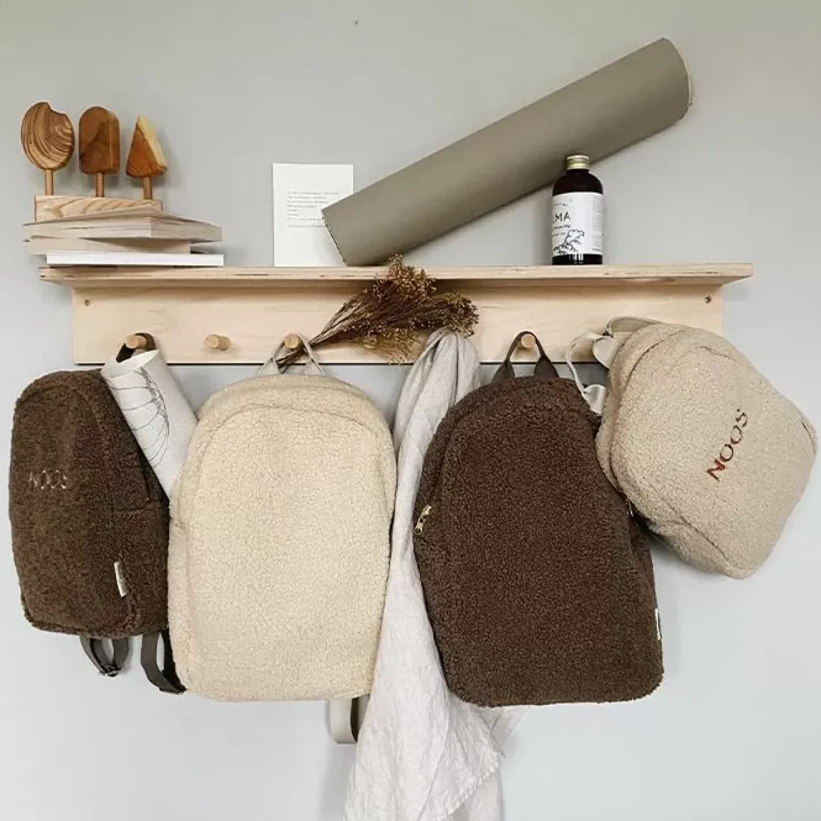 Studio Noos Rugzak Midi Teddy Brown