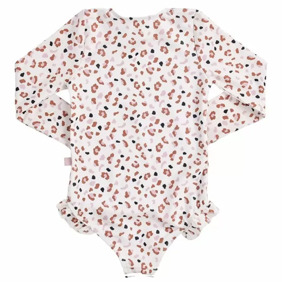 Swim Essentials Badpak Lange Mouw Khaki Leopard