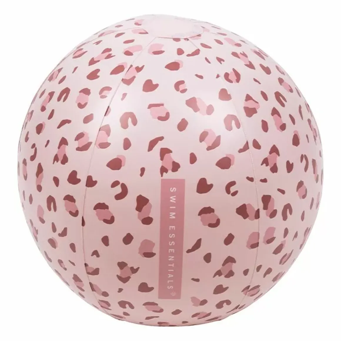 Swim Essentials Opblaasbare Strandbal Old Pink Leopard