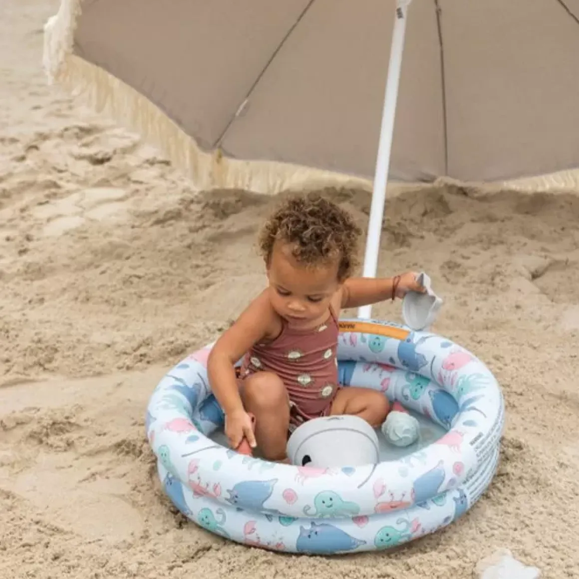 Swim Essentials Opblaaszwembad Sea Animals (60Cm)