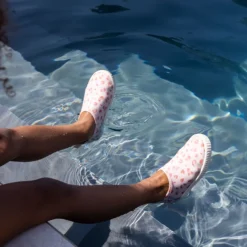 Swim Essentials Waterschoentjes Old Pink Leopard Lycra
