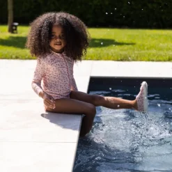 Swim Essentials Waterschoentjes Old Pink Leopard Lycra