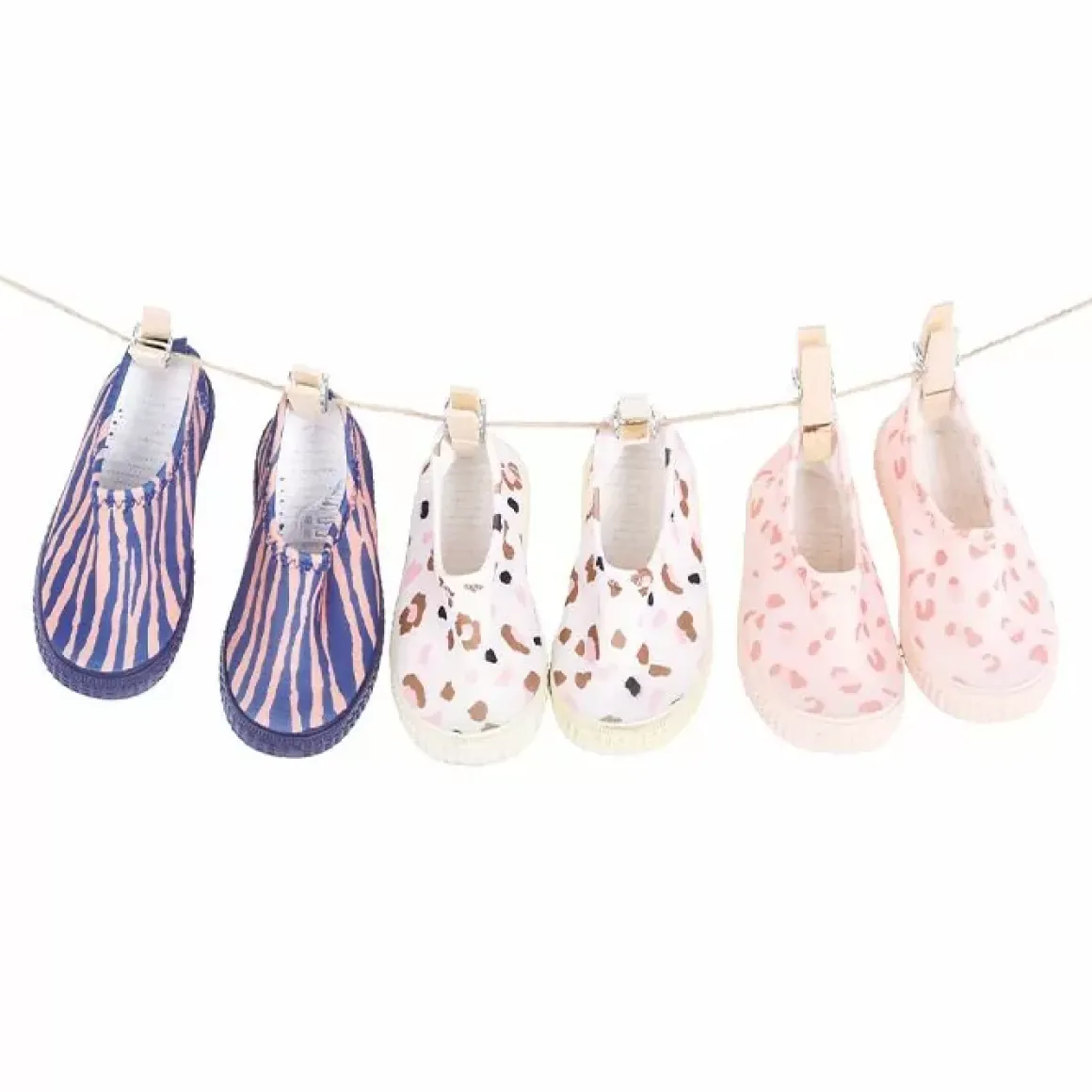 Swim Essentials Waterschoentjes Blue Zebra Lyrca