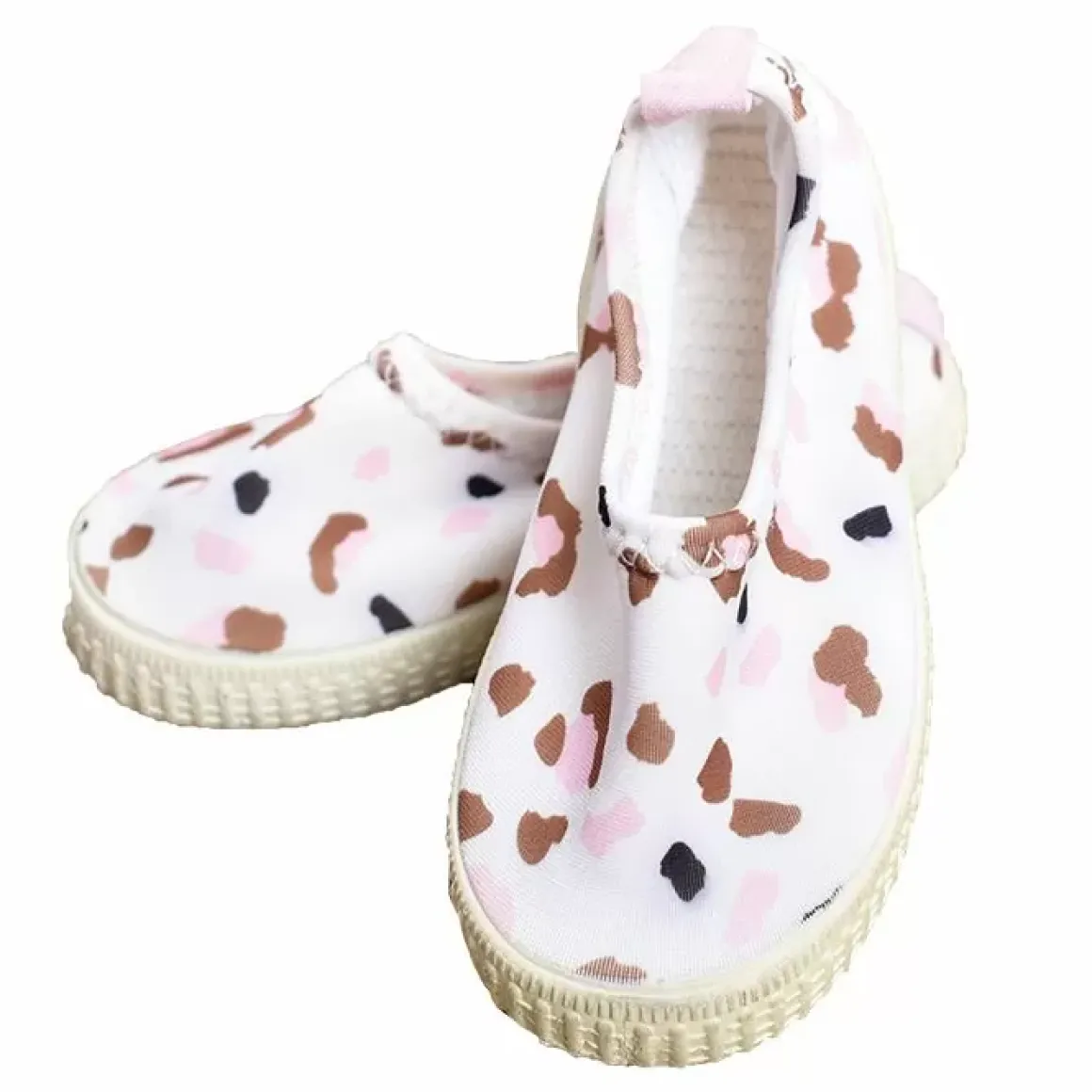 Swim Essentials Waterschoentjes Kahki Leopard Lycra