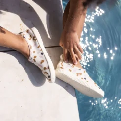 Swim Essentials Waterschoentjes Kahki Leopard Lycra