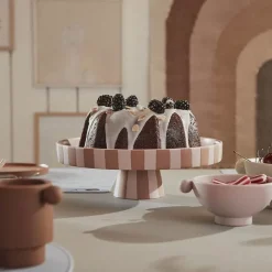 Taartplateau Toppu Caramel-Roze Groot Oyoy