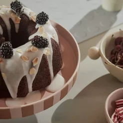 Taartplateau Toppu Caramel-Roze Groot Oyoy