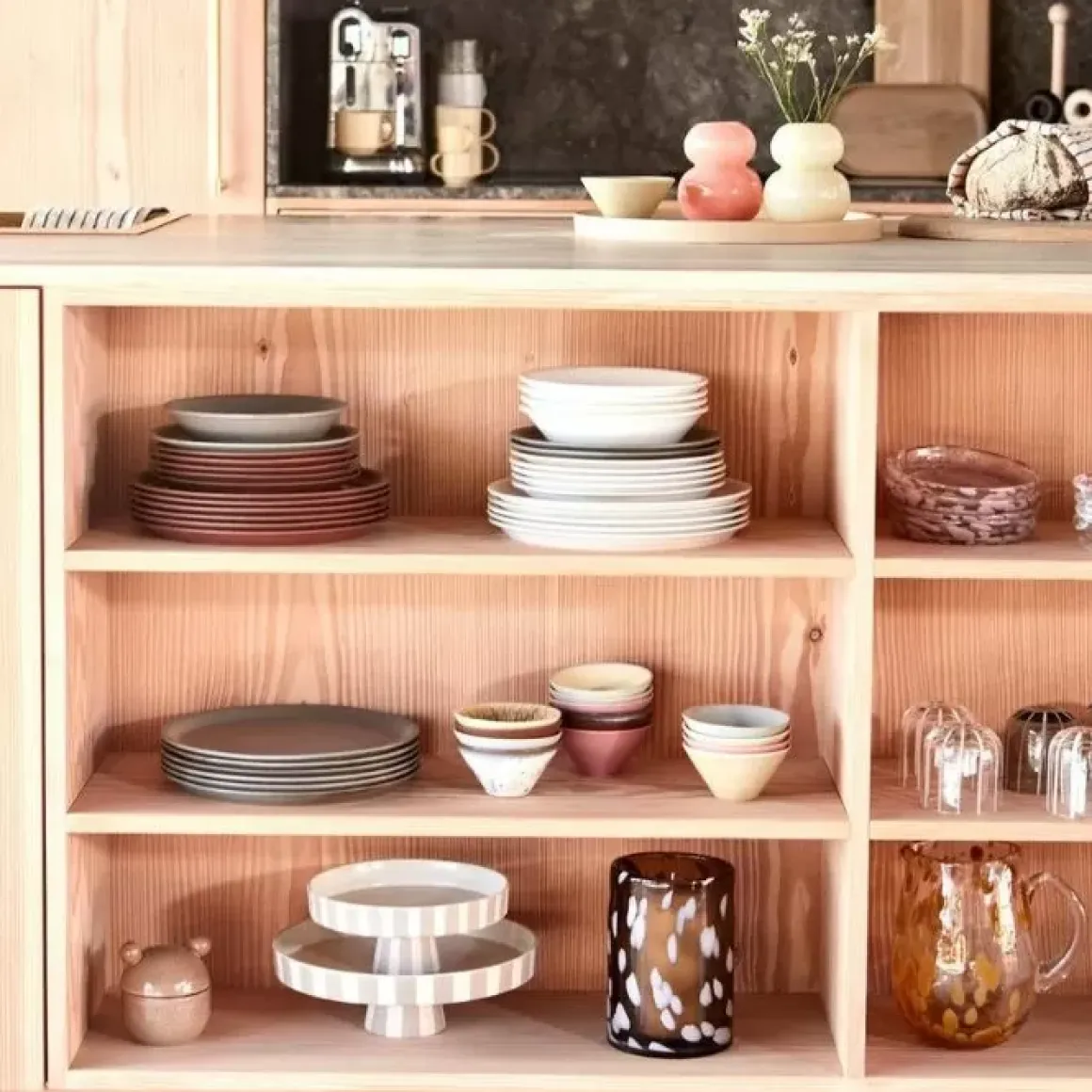 Taartplateau Toppu Clay Oyoy - Limited Edition Beige Taartplateau