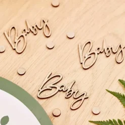 Tafelconfetti Baby Hout Botanical Baby Ginger Ray