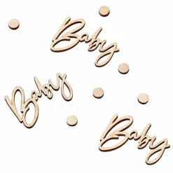 Tafelconfetti Baby Hout Botanical Baby Ginger Ray