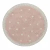 Tapis Petit Rond Vloerkleed Fleur 120X120Cm
