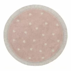 Tapis Petit Rond Vloerkleed Fleur 120X120Cm