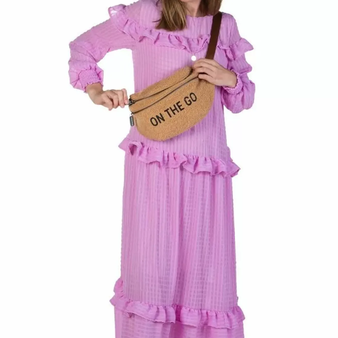 Tasje On The Go Teddy Beige Childhome