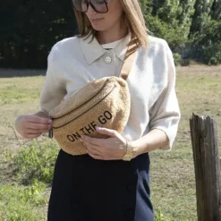 Tasje On The Go Teddy Beige Childhome
