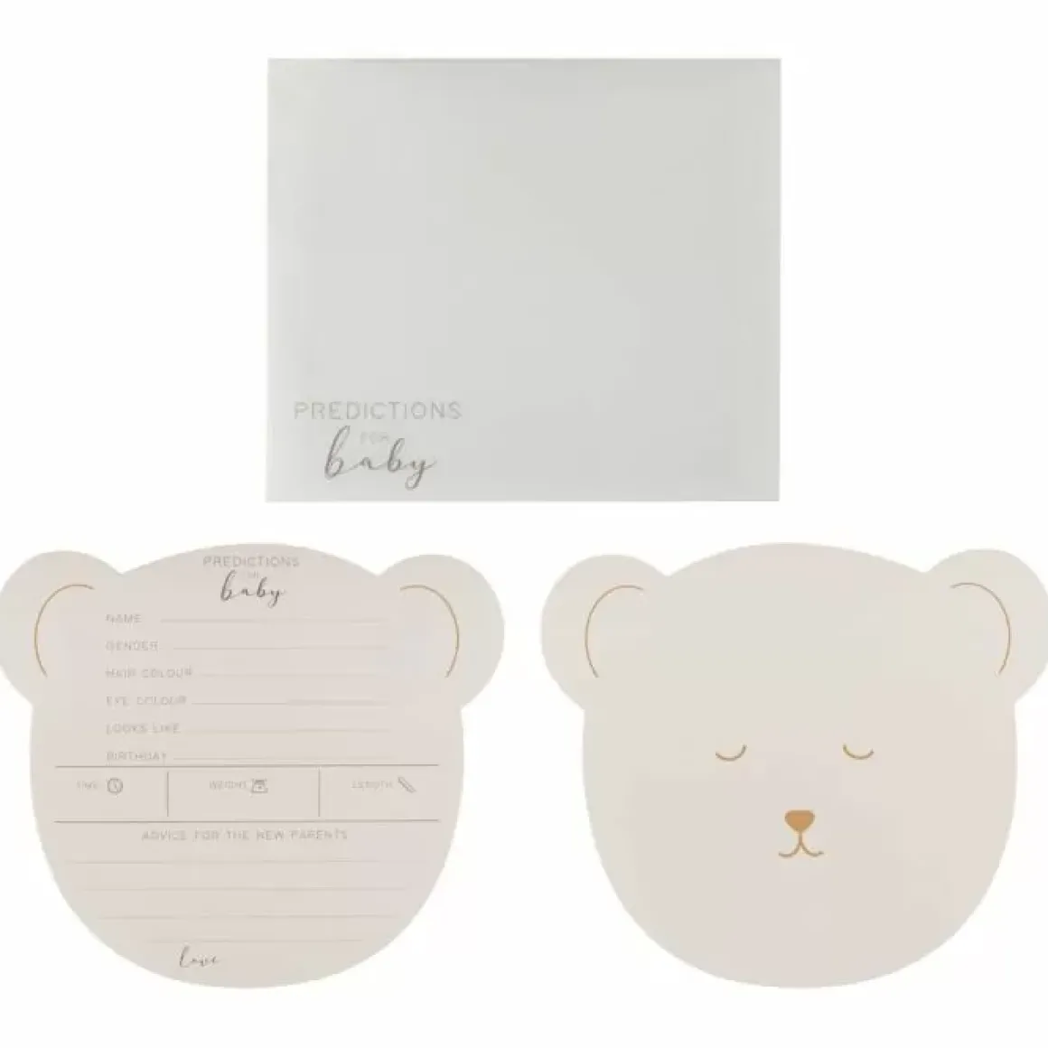 Teddy Bear Babyshower Invulkaarten - Schattig & Speels