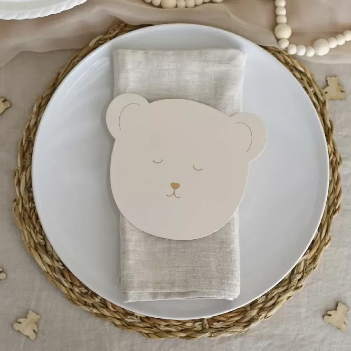Teddy Bear Babyshower Invulkaarten - Schattig & Speels