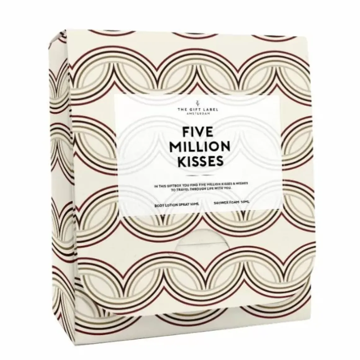 The Gift Label Travel Pouch Five Million Kisses