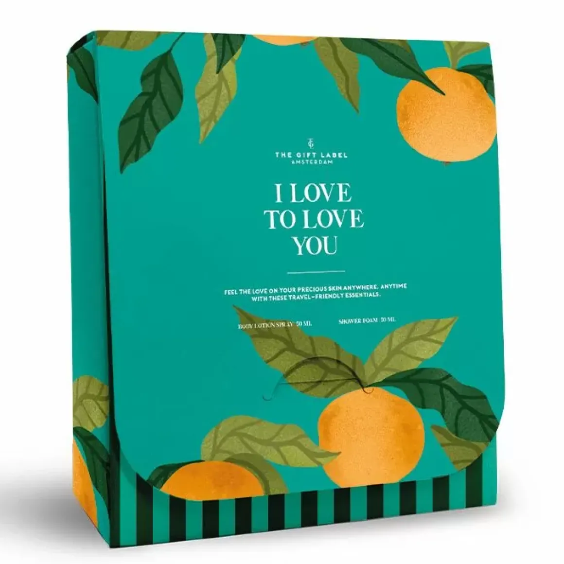 The Gift Label Travel Pouch I Love To Love You