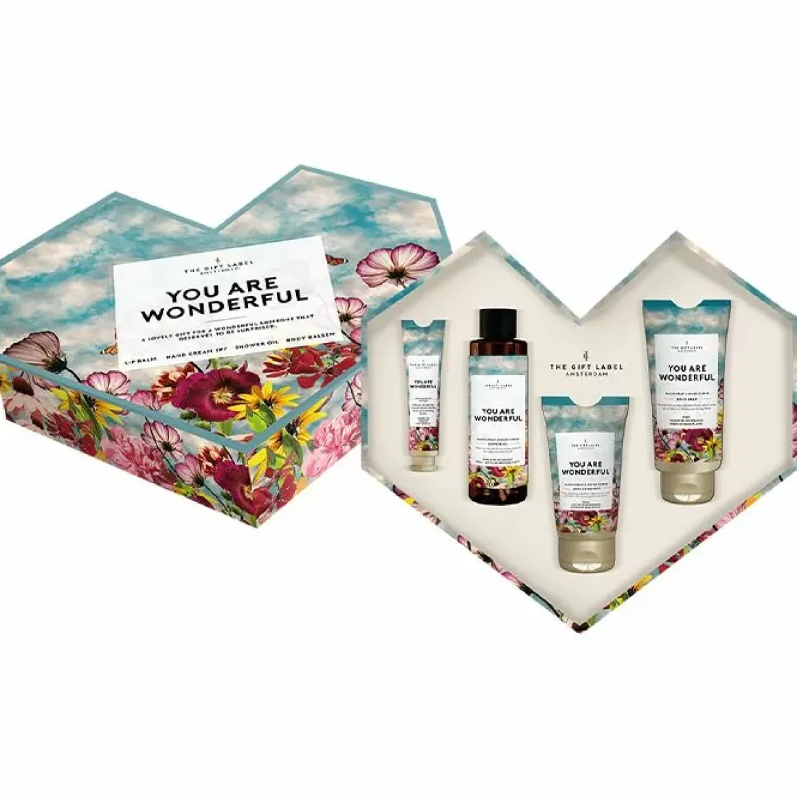 The Gift Label You Are Wonderful Deluxe Heart Gift Box
