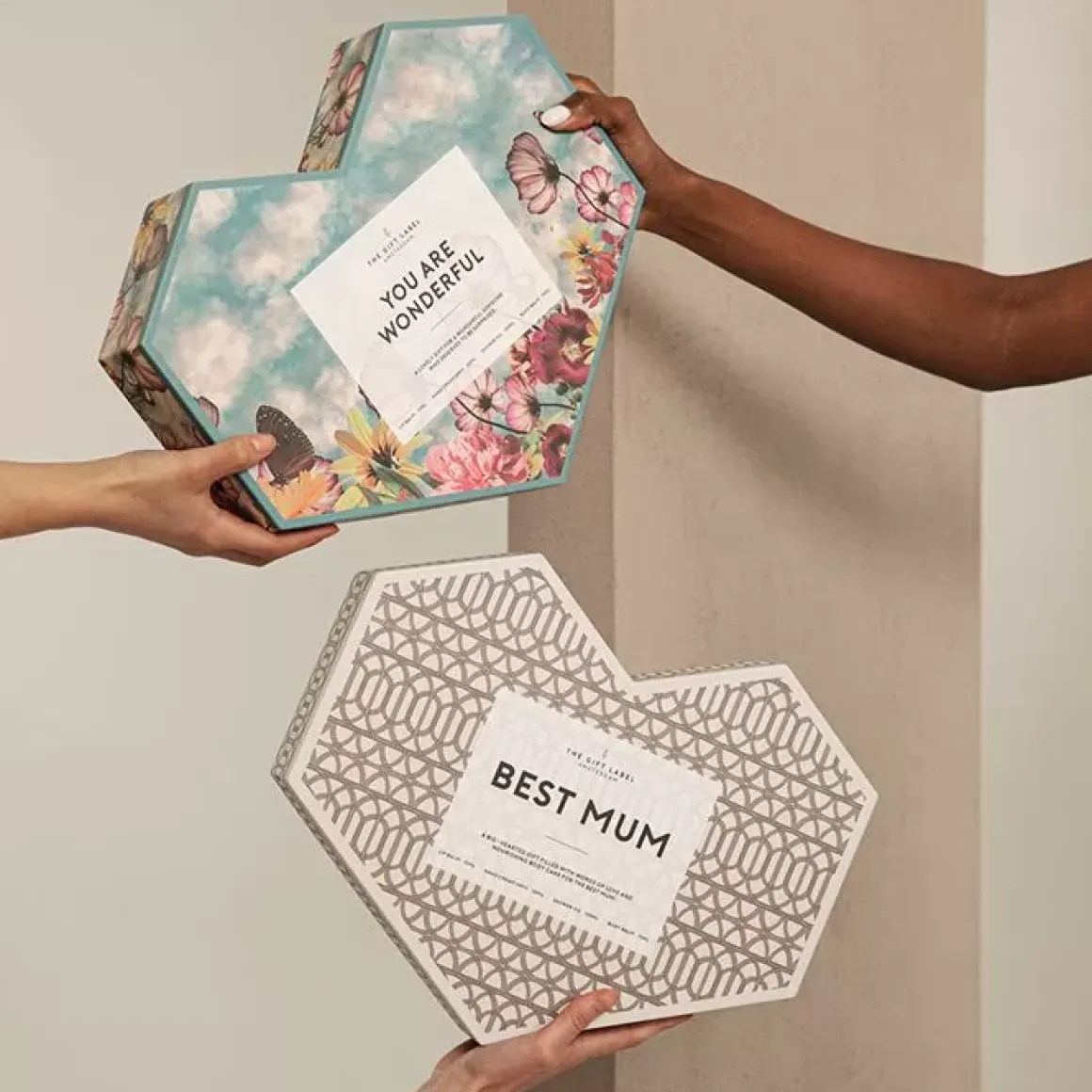 The Gift Label You Are Wonderful Deluxe Heart Gift Box