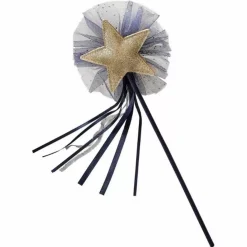 Toverstaf Gouden Ster Velvet Blauw Ginger Ray