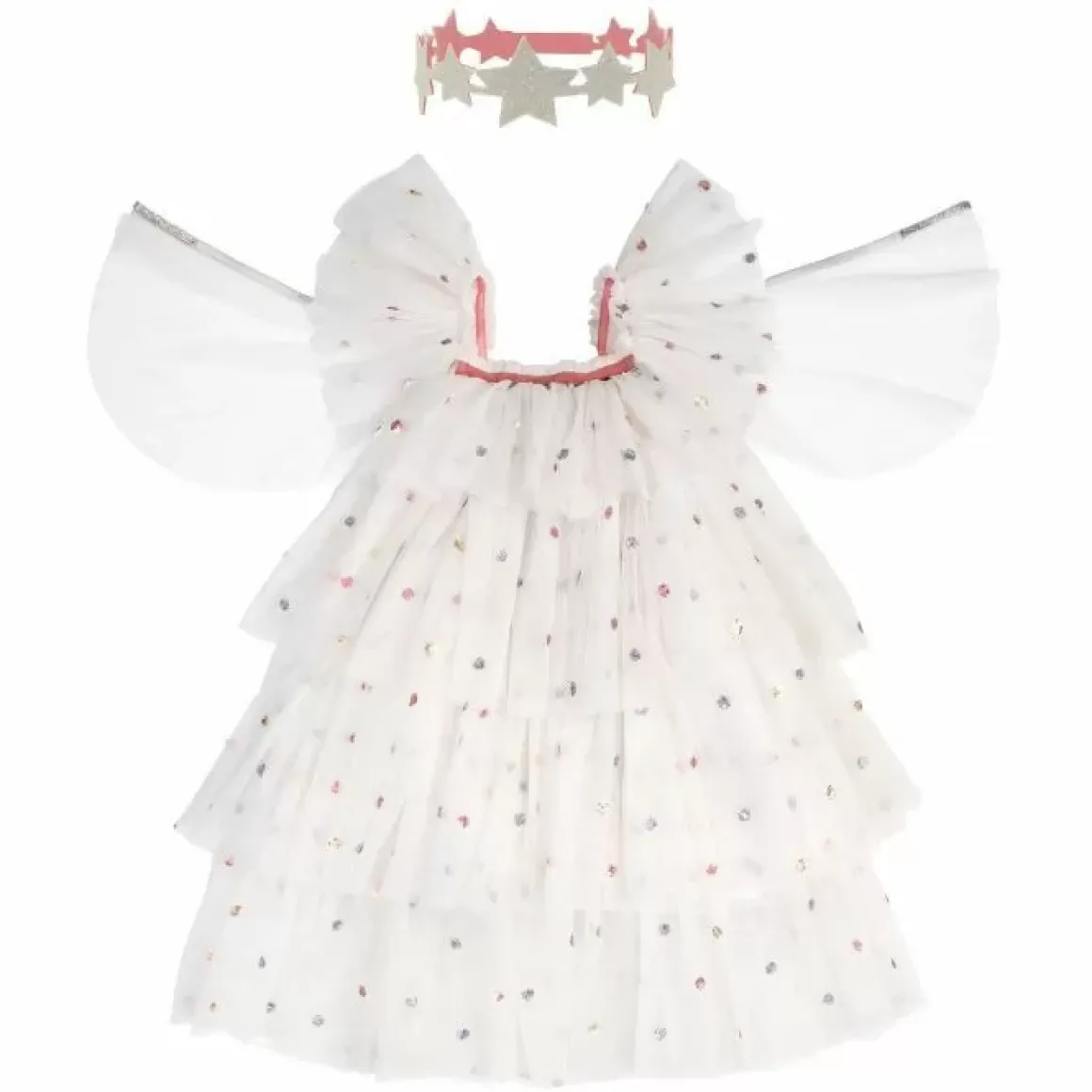 Verkleedset Engel Pailletten (3-4 Jaar) Meri Meri