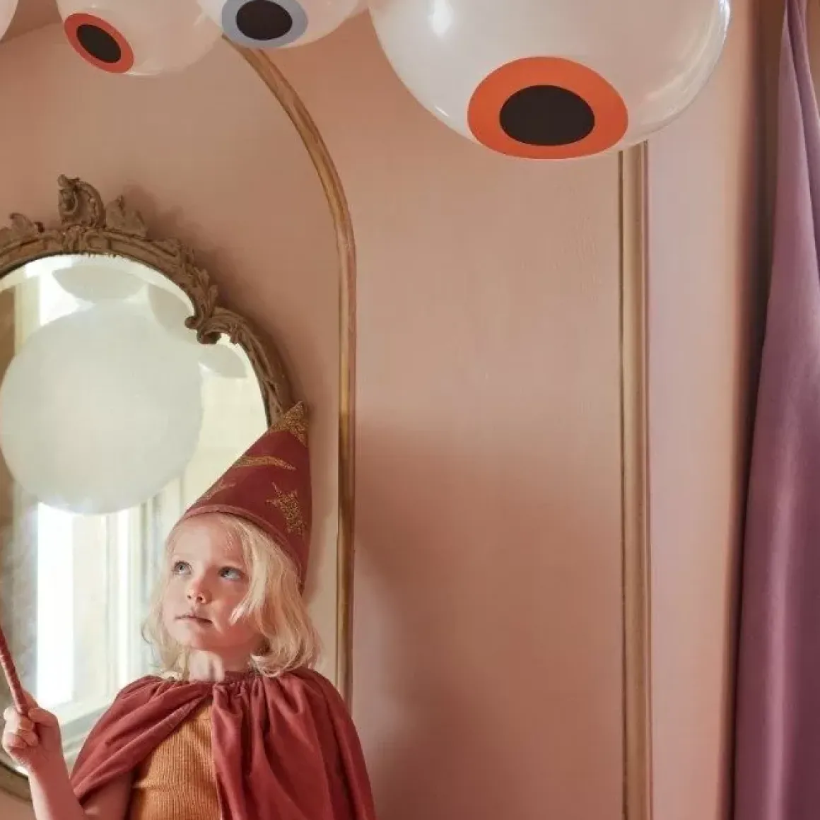 Verkleedset Tovenaar Velvet Roze (3-6 Jaar) Meri Meri