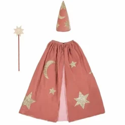 Verkleedset Tovenaar Velvet Roze (3-6 Jaar) Meri Meri