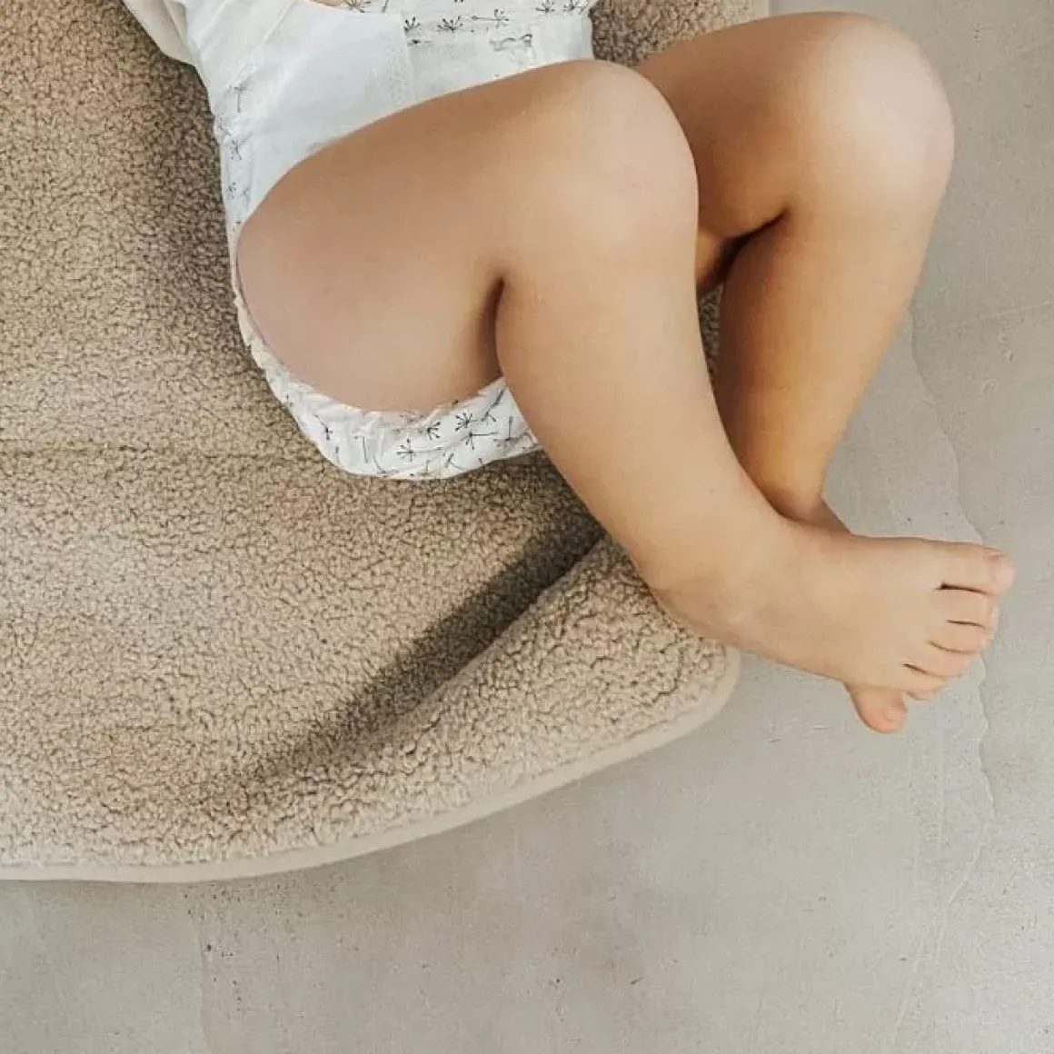 Verschoonmatje Chunky Teddy Ecru Studio Noos