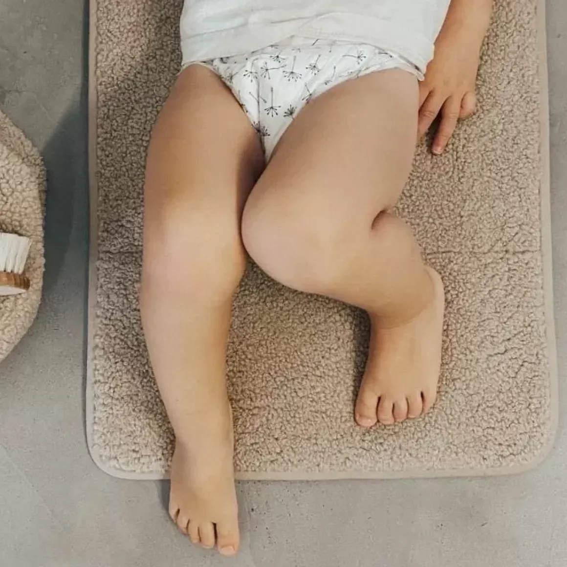 Verschoonmatje Chunky Teddy Ecru Studio Noos