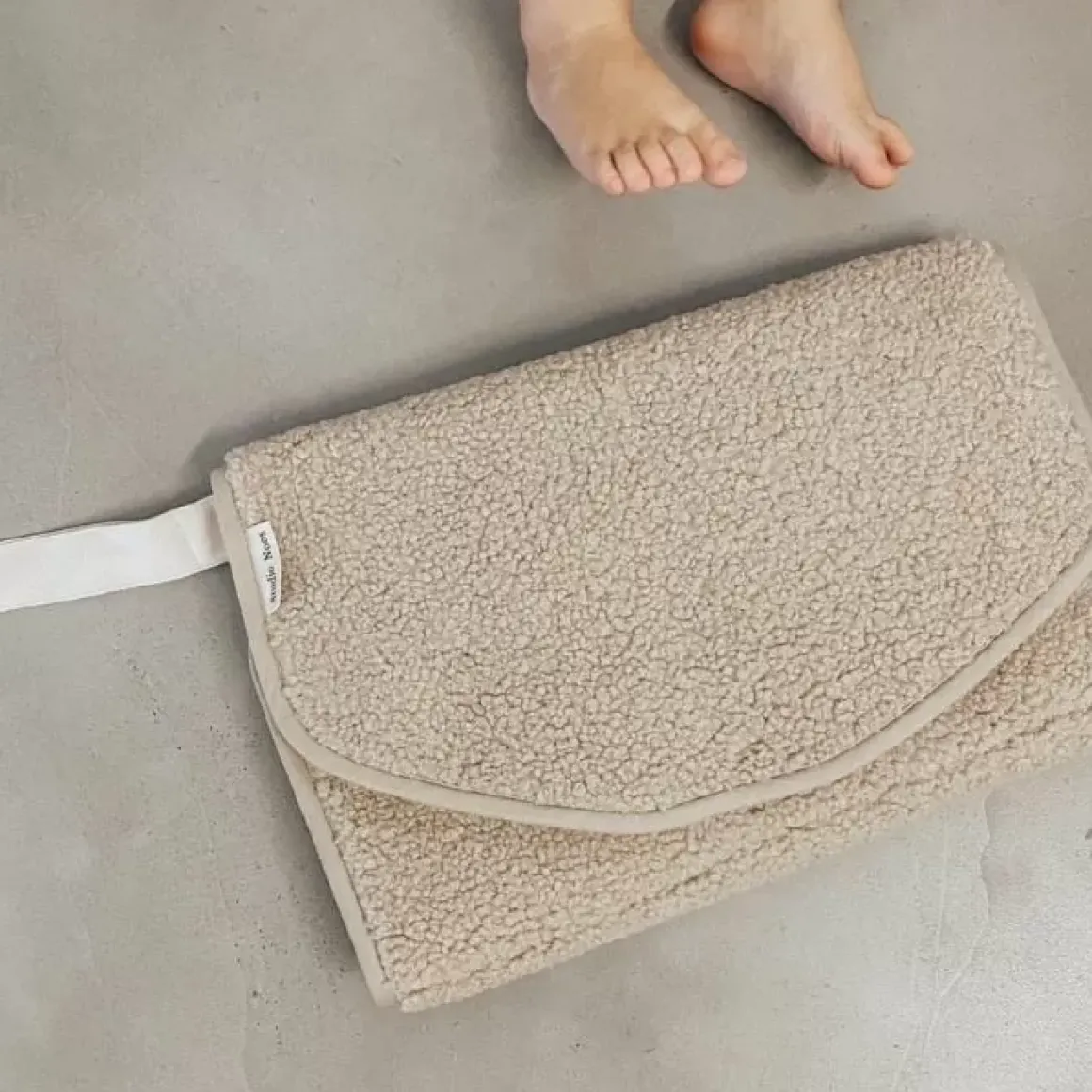 Verschoonmatje Chunky Teddy Ecru Studio Noos