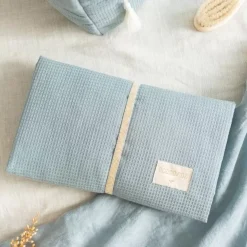 Verschoonmatje Mozart Stone Blue Nobodinoz