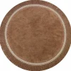 Vloerkleed Anna Old Pink Rond (110Cm) Tapis Petit