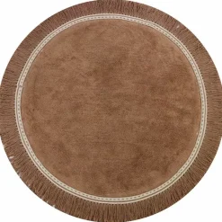 Vloerkleed Anna Old Pink Rond (110Cm) Tapis Petit