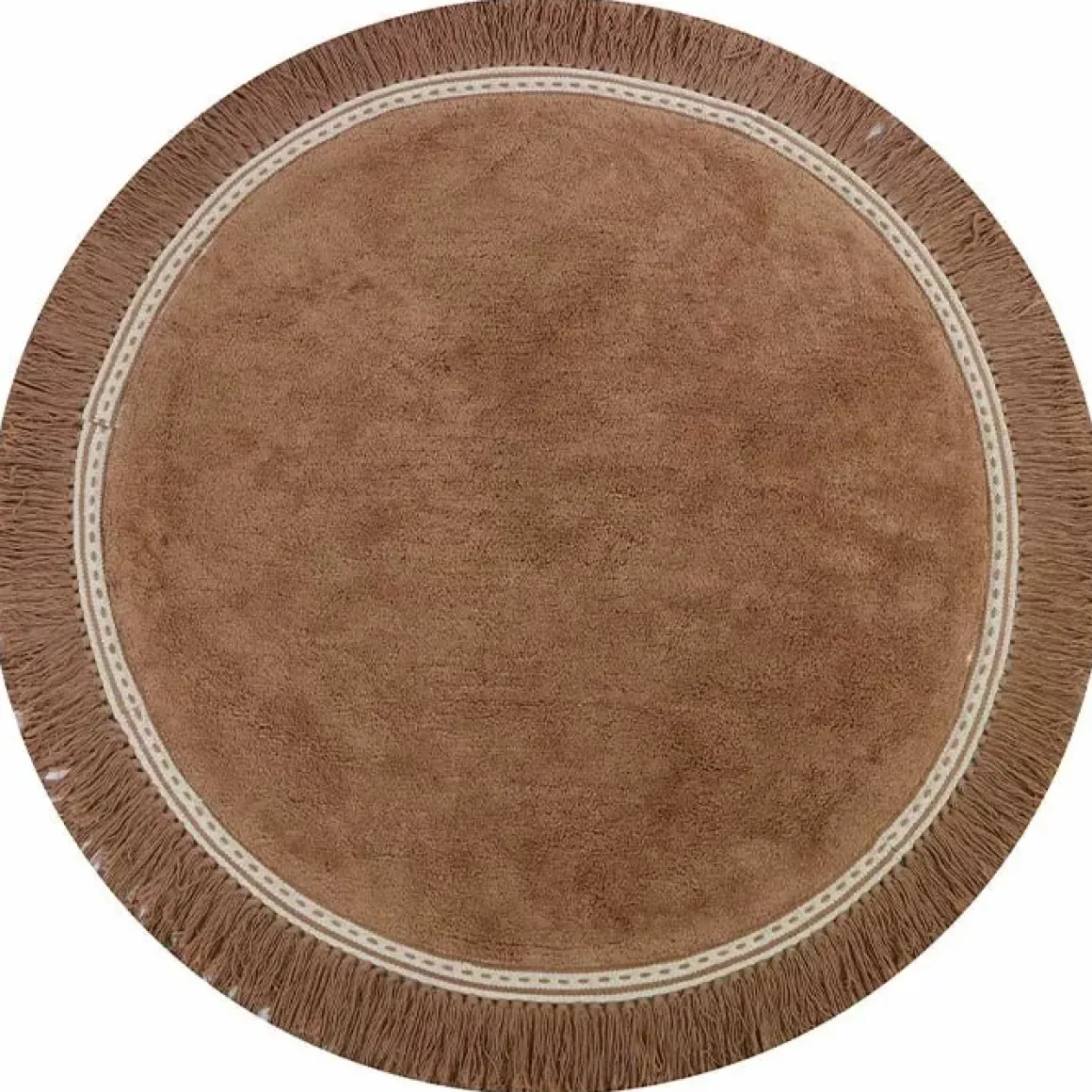 Vloerkleed Anna Old Pink Rond (110Cm) Tapis Petit