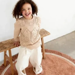 Vloerkleed Anna Old Pink Rond (110Cm) Tapis Petit