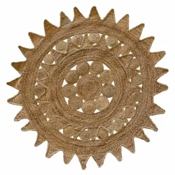 Vloerkleed Jute Sun (120Cm) Madam Stoltz