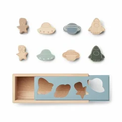 Vormenstoof Midas Space Blue Fog Multi Mix Liewood