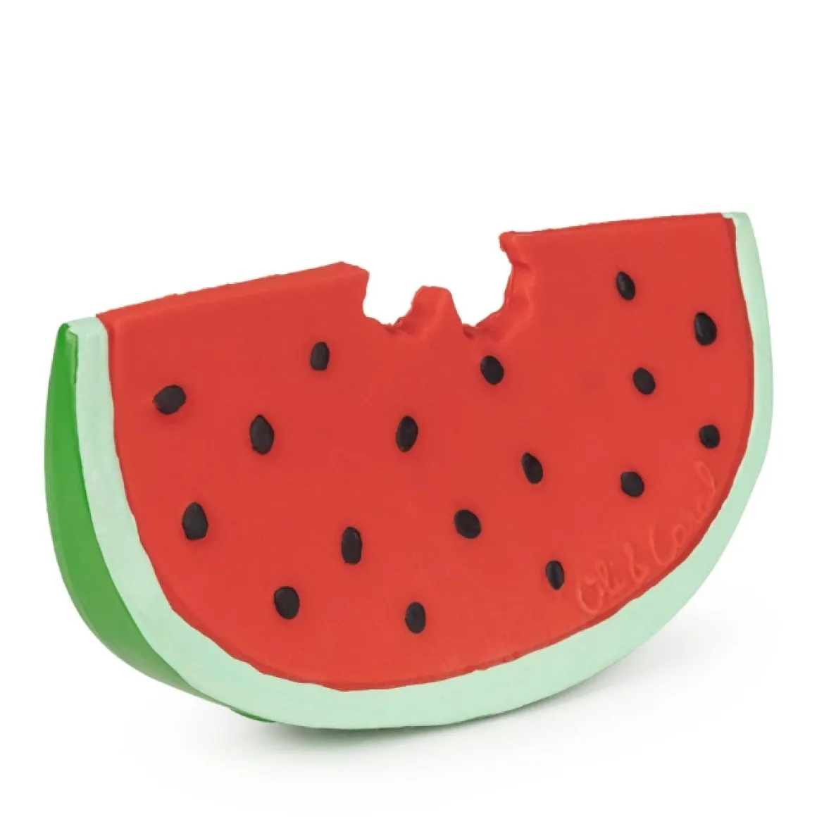 Wally The Watermelon - Natuurlijke Rubberen Bijtspeeltje Voor Babys | Kidsdeco.Nl
