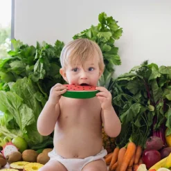 Wally The Watermelon - Natuurlijke Rubberen Bijtspeeltje Voor Babys | Kidsdeco.Nl