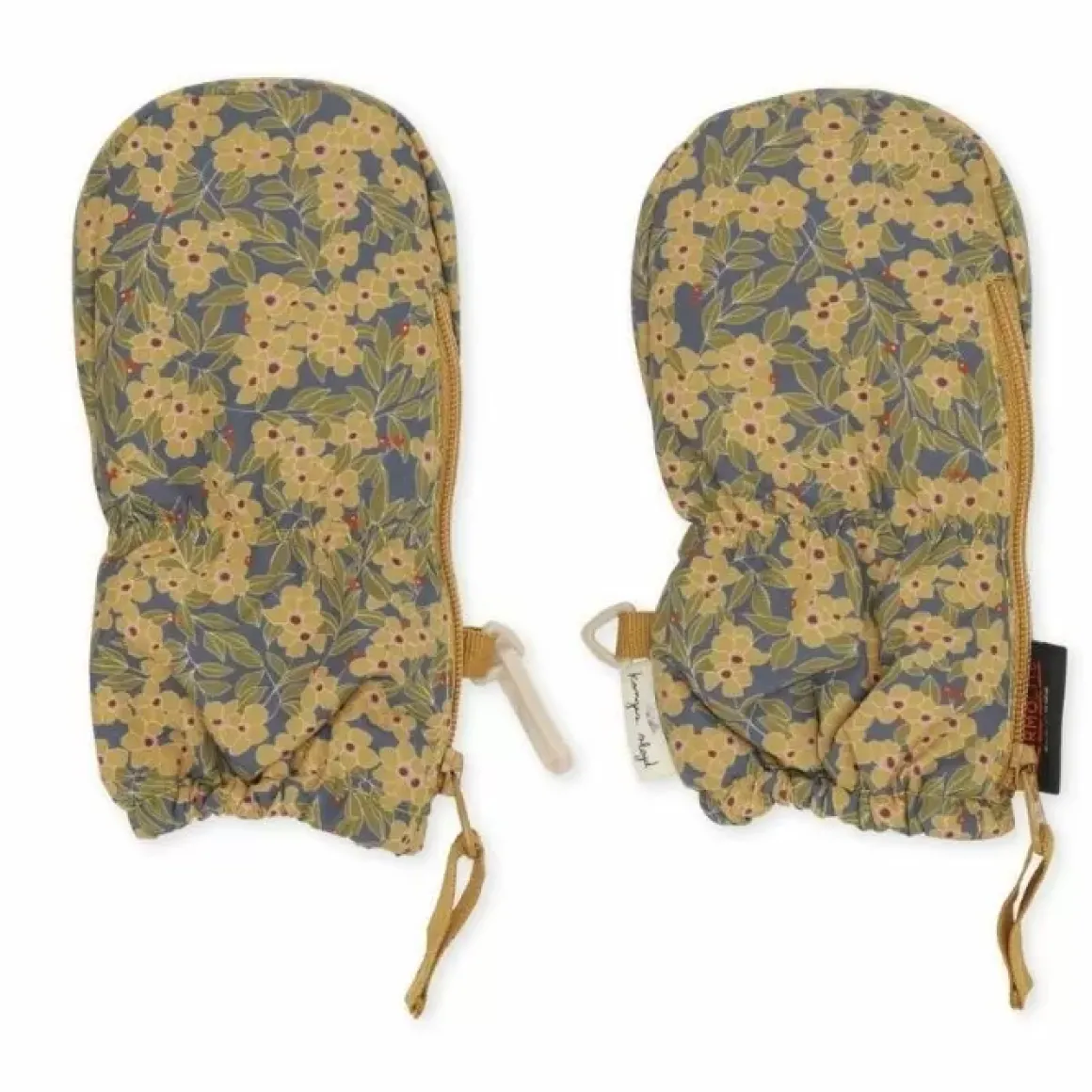 Wanten Nohr Winter Leaves Mustard Konges Slojd