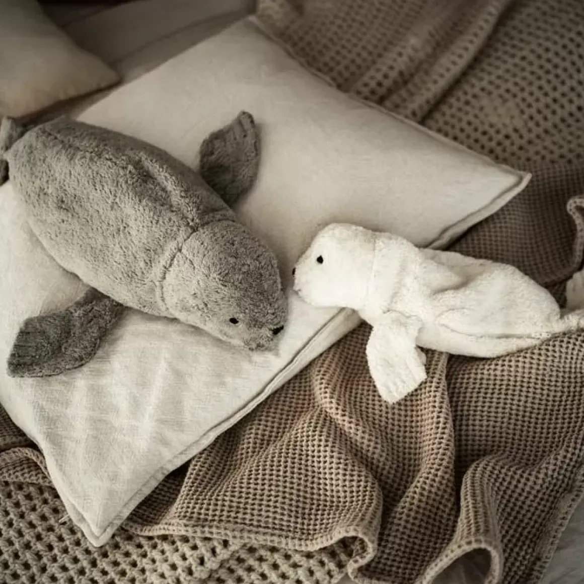 Warmteknuffel Zeehond Klein Wit Senger Naturwelt