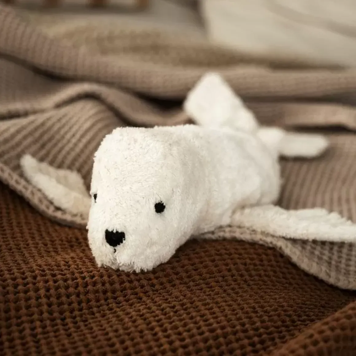 Warmteknuffel Zeehond Klein Wit Senger Naturwelt