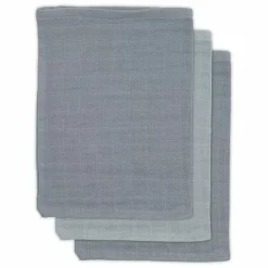 Washandjes Bamboe Storm Grey (3St) Jollein