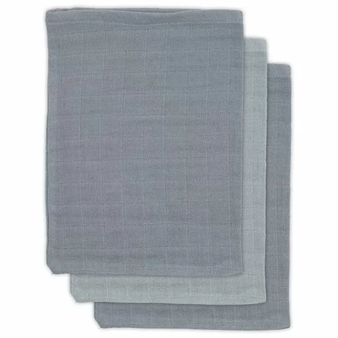 Washandjes Bamboe Storm Grey (3St) Jollein