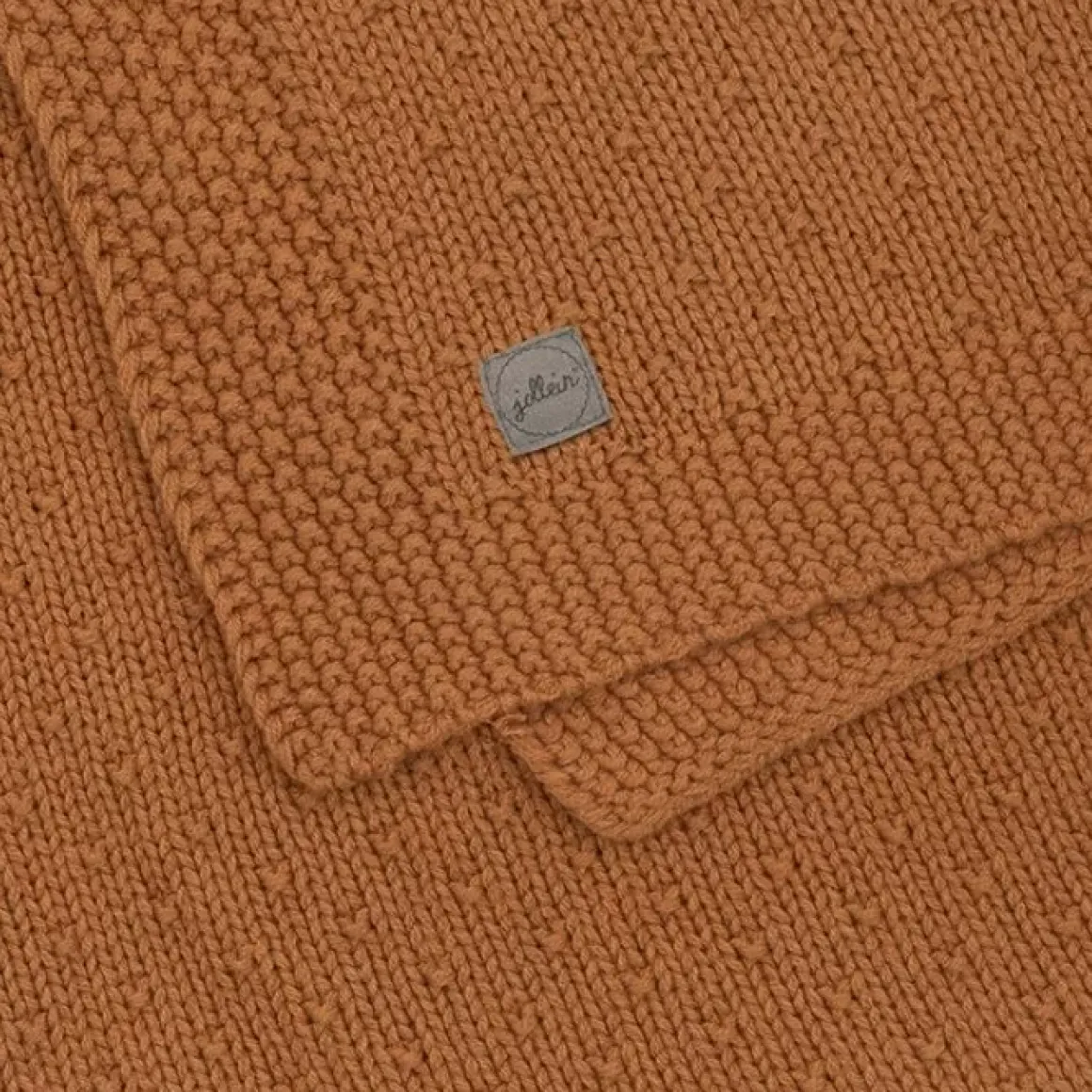 Wiegdeken Bliss Knit Caramel Jollein