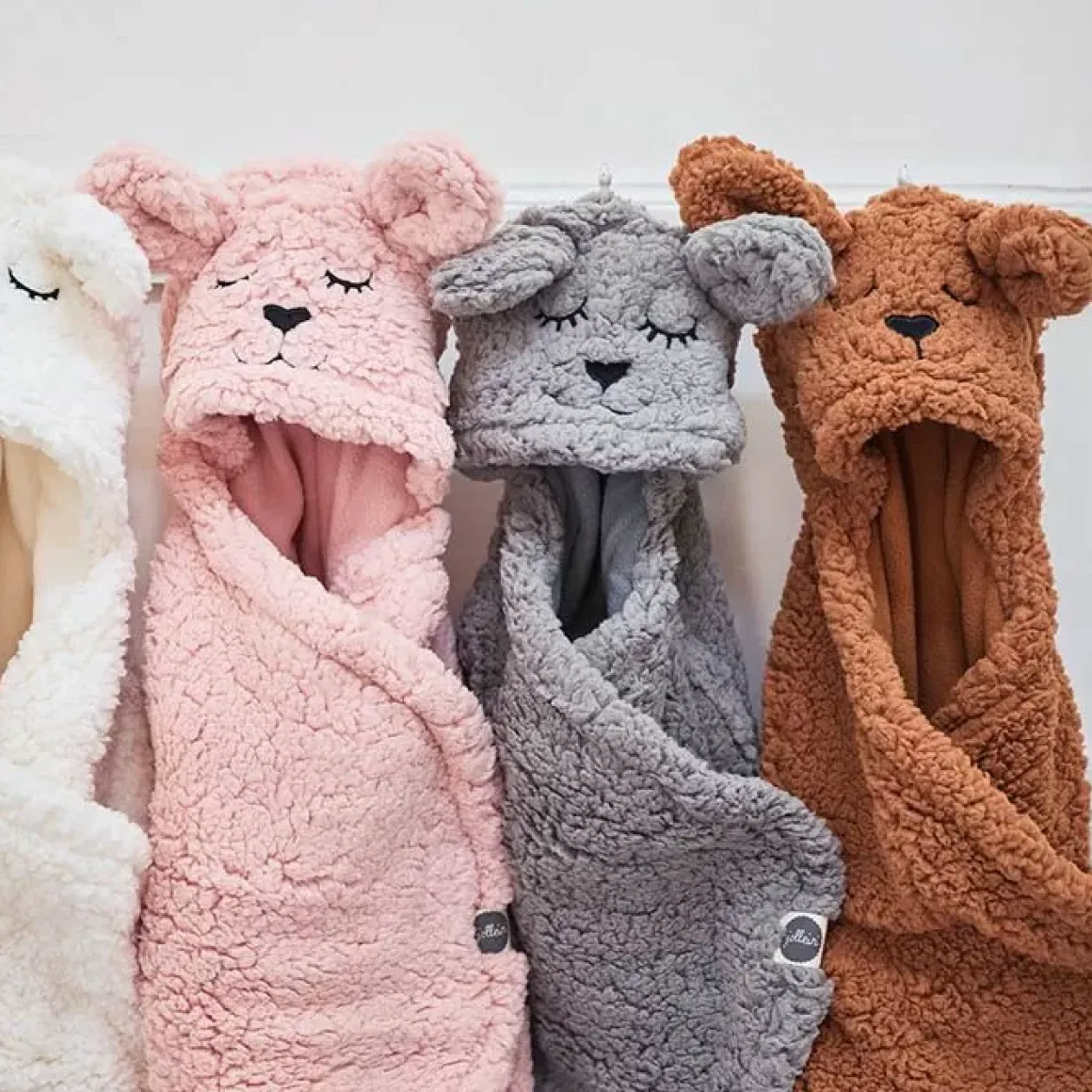 Wikkeldeken Bunny Caramel Jollein