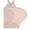 Wikkeldeken Bunny Pale Pink Jollein